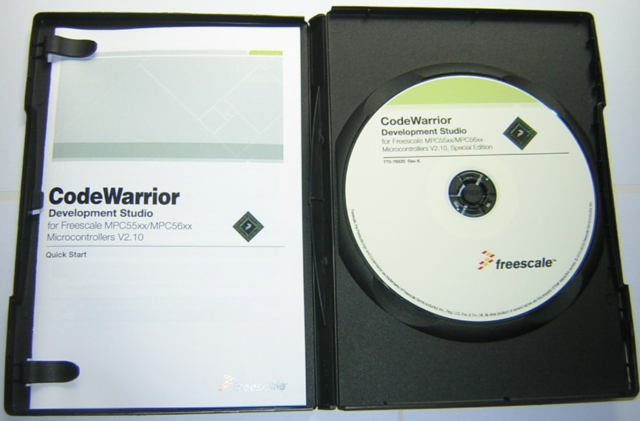 Freescale CodeWarrior Development Studio for MPC55xx/MPC56xx v2.10 CD-ROM (2012)