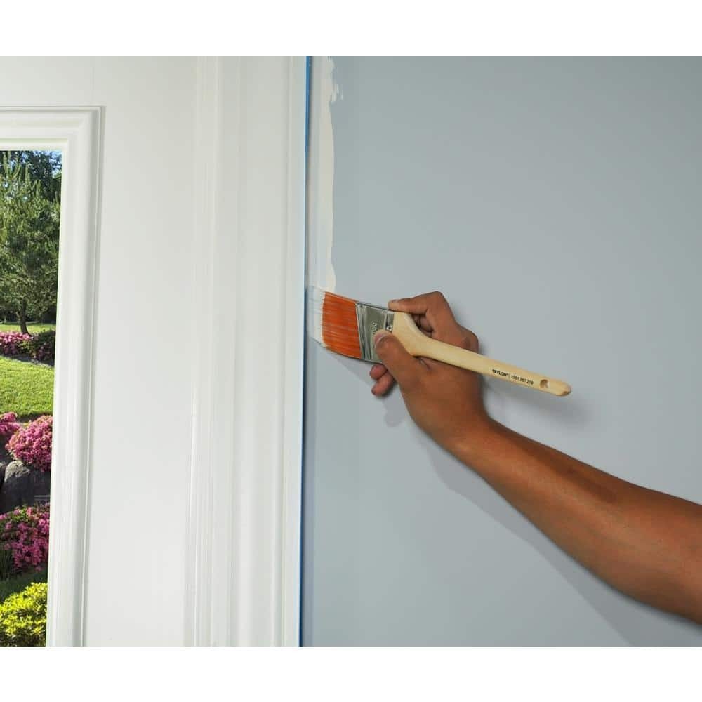 Premium 2 In. Polyester Trylon Thin Angled Sash Paint Brush