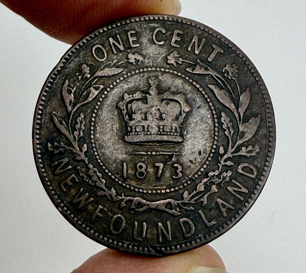 New Foundland Canada 1873 One Cent - 96607