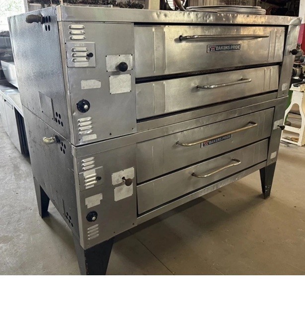 Baker Pride pizza oven natural gas