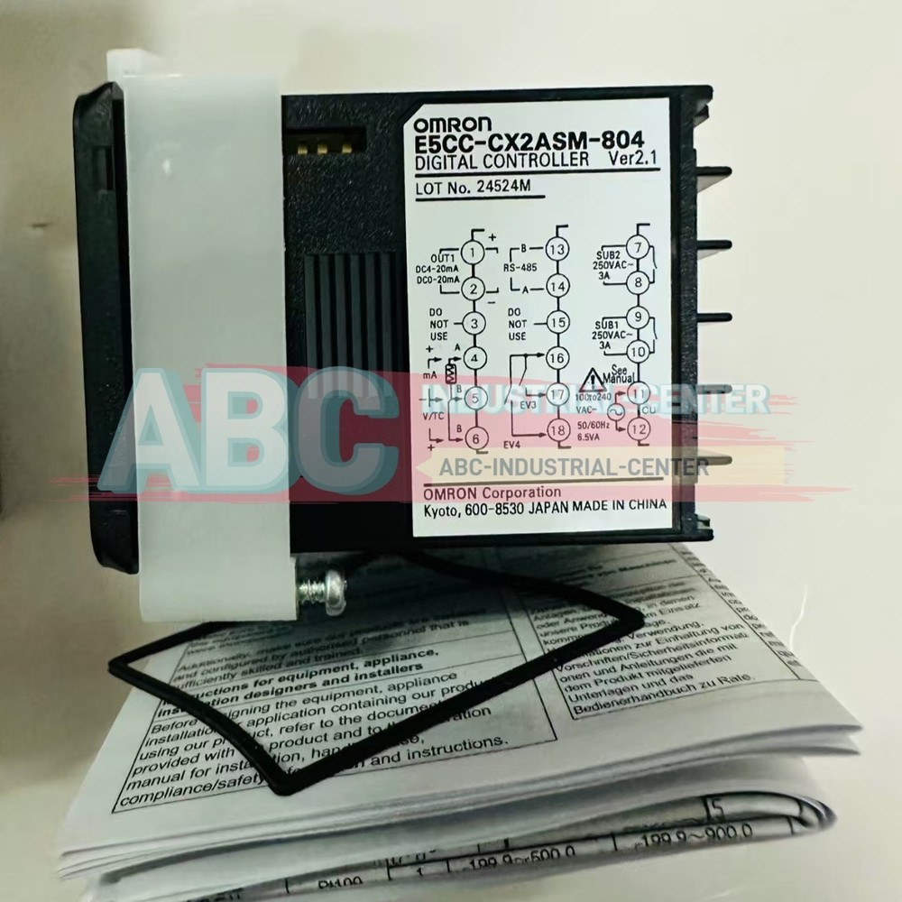 1PCS New Omron E5CC-CX2ASM-804 Temperature Controller#
