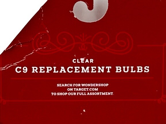 4 Pack C9 Clear Replacement Holiday Universal Light Bulbs 7 Watt 120 Volt Bulb