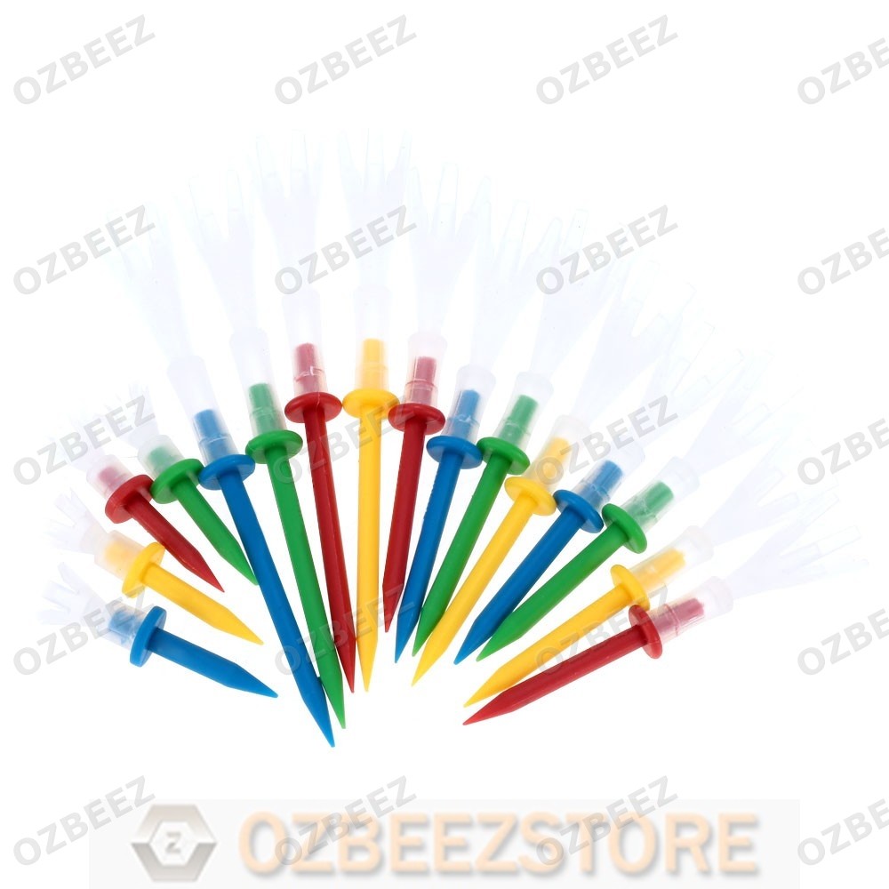 4 Yards Golf Tee Mixed color 16 Tees