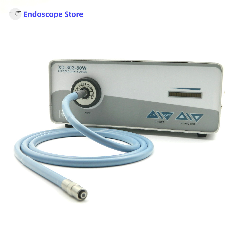 Medical Surgical LED 80W Endoscope Cold Light Source Match WOLF Customized KWS