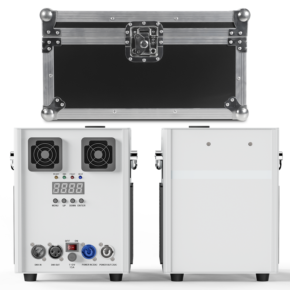 4PCS 700W Large Cold Spark Machine Stage Effect DMX Firework Party Wedding &Case