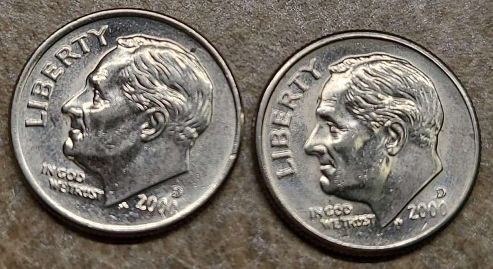 2000 D Roosevelt Dime Clad ** ON HAND **