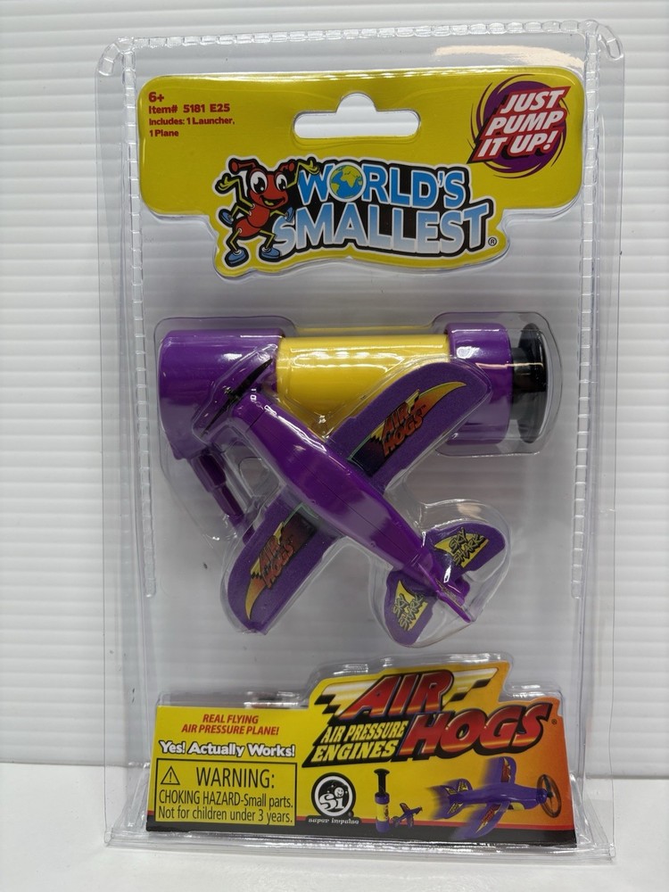 World Smallest Brand- AIR HOGS Air Pressure Engine plain