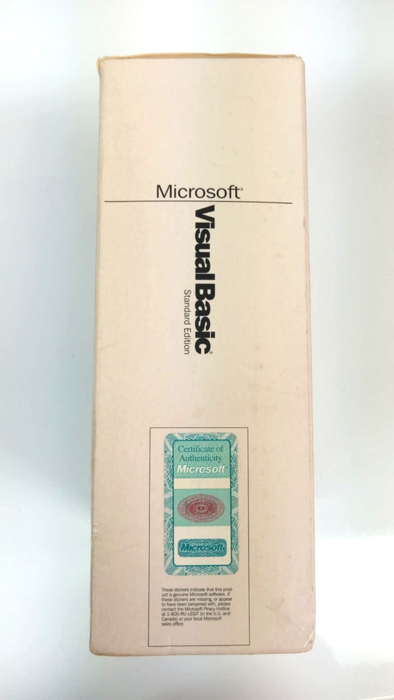 Microsoft Visual Basic Standard Edition Version 4.0 used complete Win 95 1996