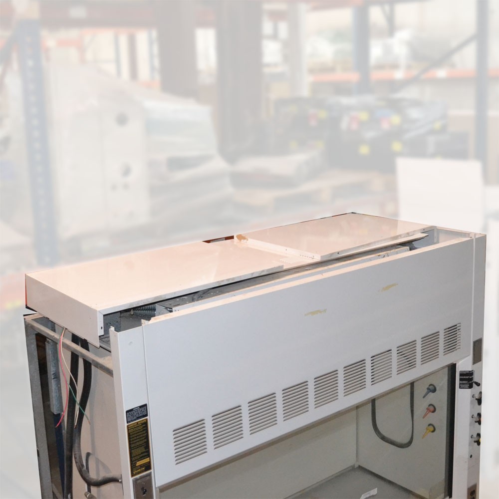 Hamilton SafeAire 6’ Bench-Top Lab Fume Hood Missing Side Panel Broken Spout
