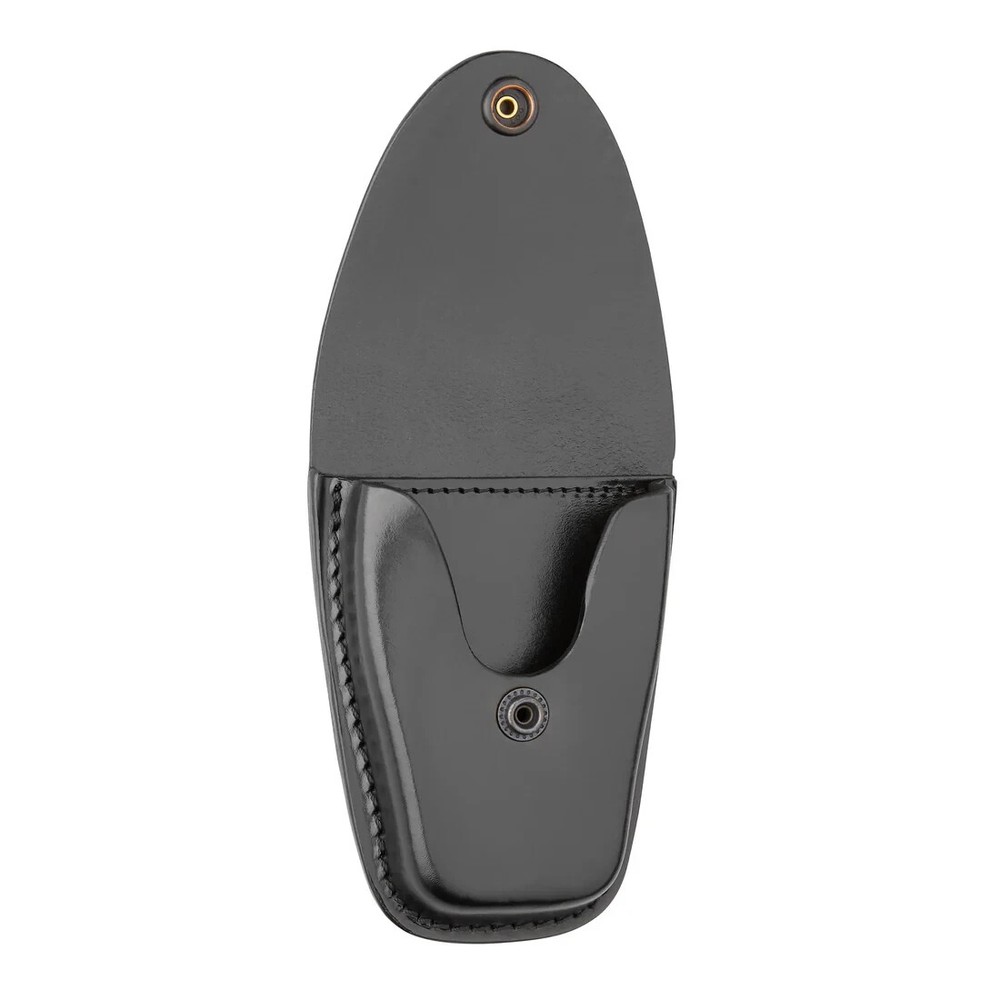 New Dutyman 8811 Plain Leather Handcuff Case BLACK SNAP