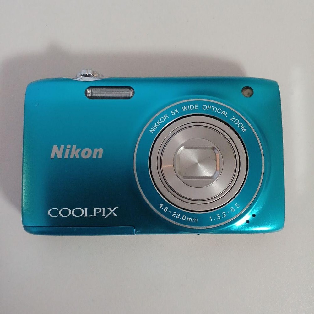 Nikon COOLPIX S3100 Blue Compact Digital Camera Tested Excellent Condition