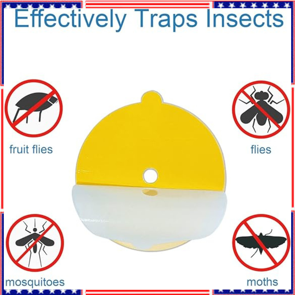 24 Pack Insect Sticky Trap Refills for BugMD Termination Station Pest Trapper