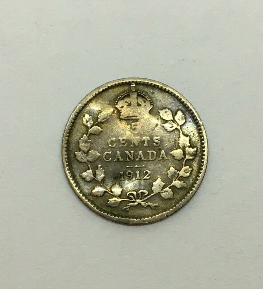 Canada 1912 5 Cents  VG Bent