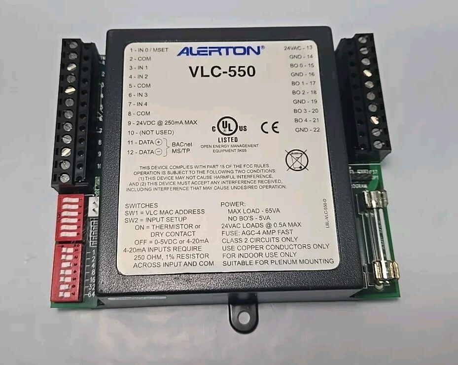 Alerton VLC-550 HVAC Field Programmable Controller