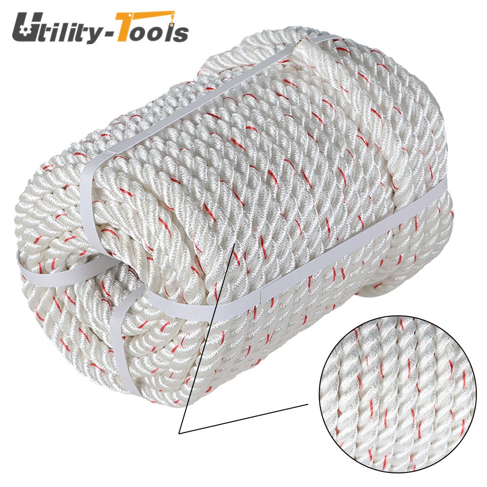 5/8" x 150' Double Braid Polyester Rope Pulling Rope 8600LBS Load Sailing Rope