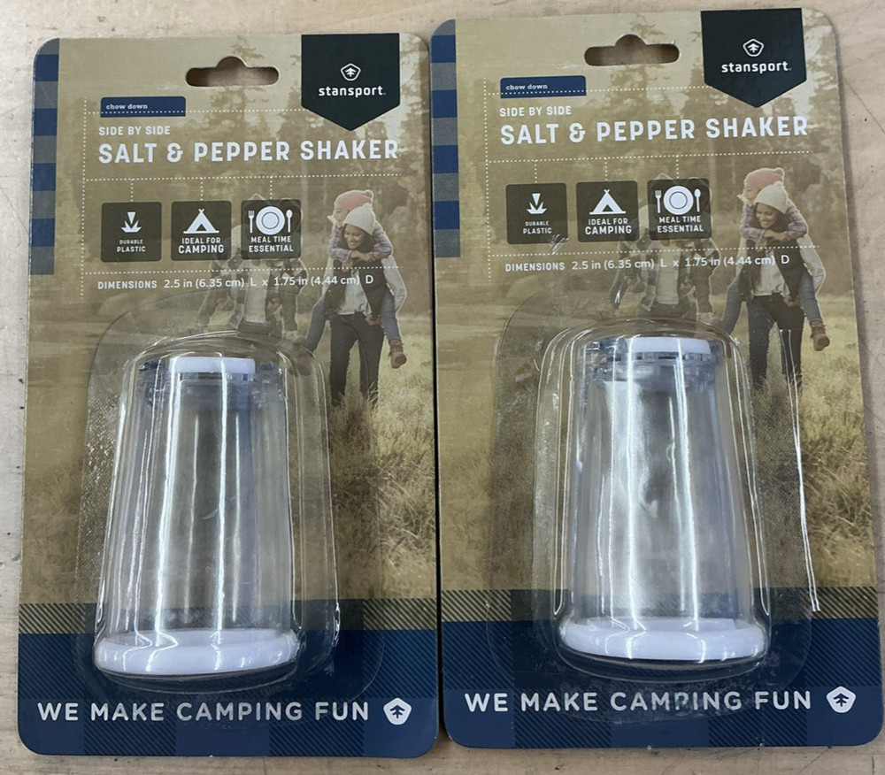 Stanport Side by Side Salt and Pepper Shaker