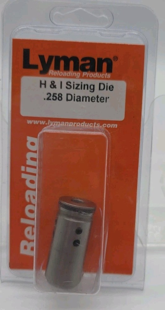 Lyman H & I Sizing Die .258 Diameter Sizer Die Reloading New