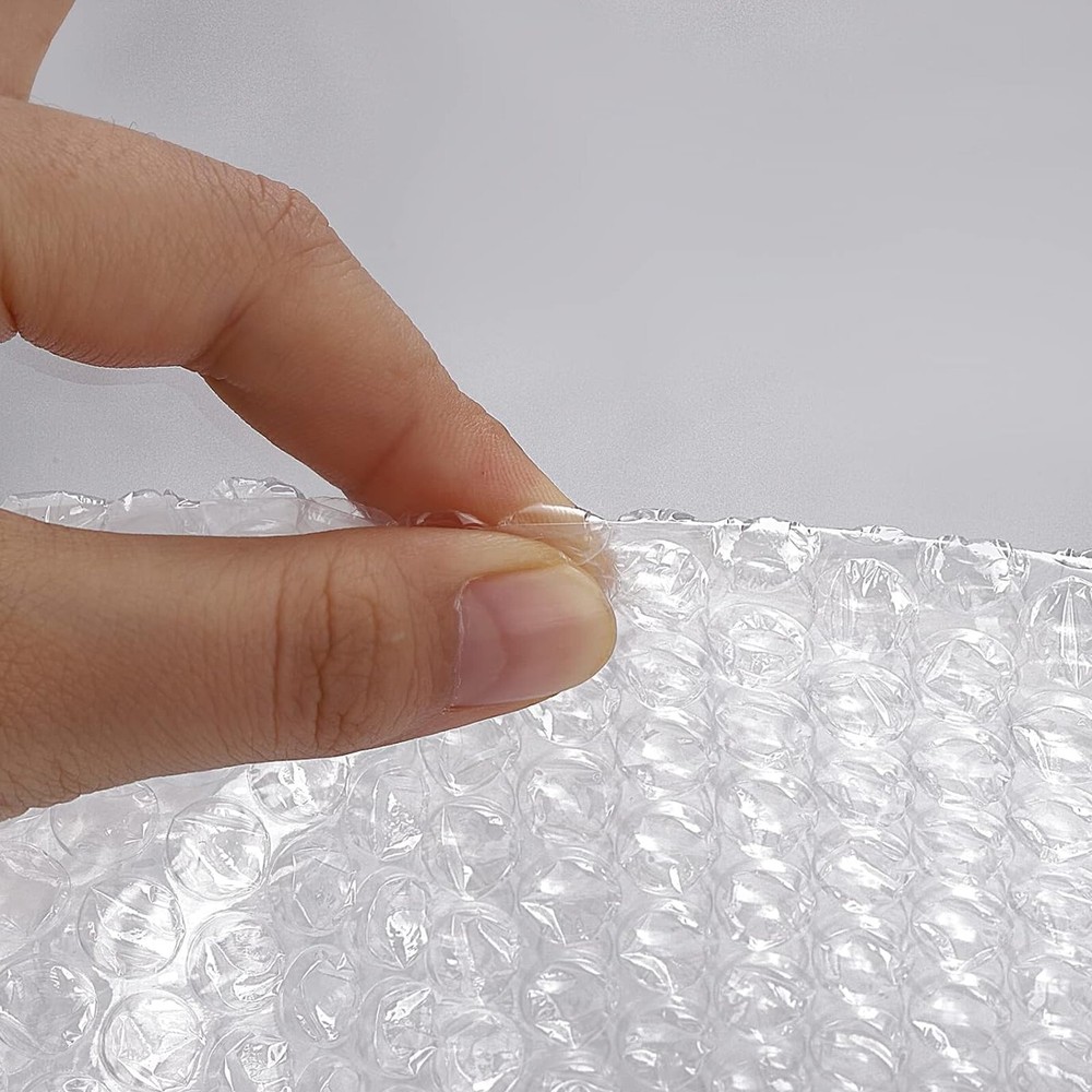 3/16" Small Bubbles Plastic Wrap Cushioning Wrap 24"x10' Perforated every 12"