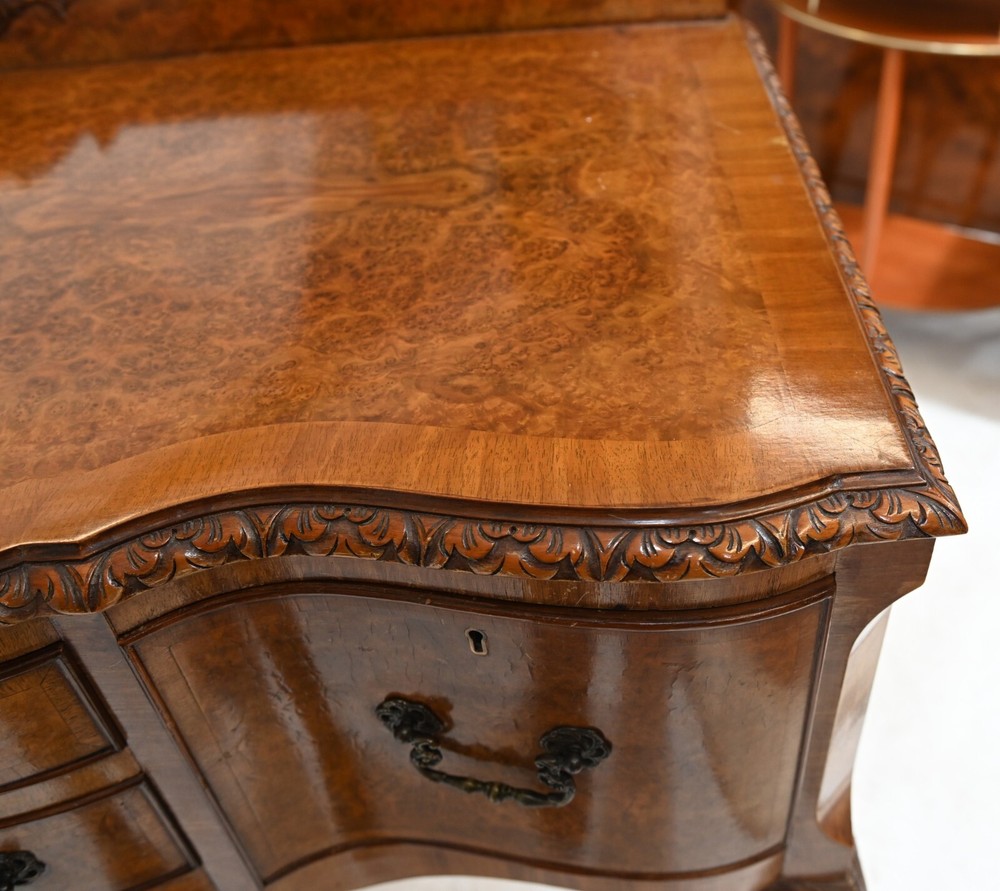 Walnut Epstein Sideboard Antique Serving Table 1930s
