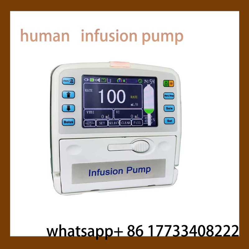 With heating and real-time alarm function, touchscreen infusion pump