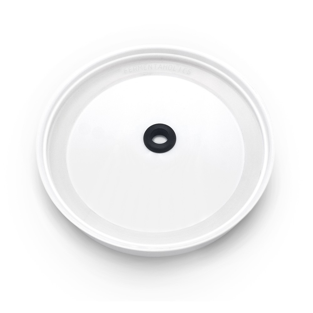 Glass One Gallon Fermentation Jar with Grommet Lid and S-Shaped Airlock