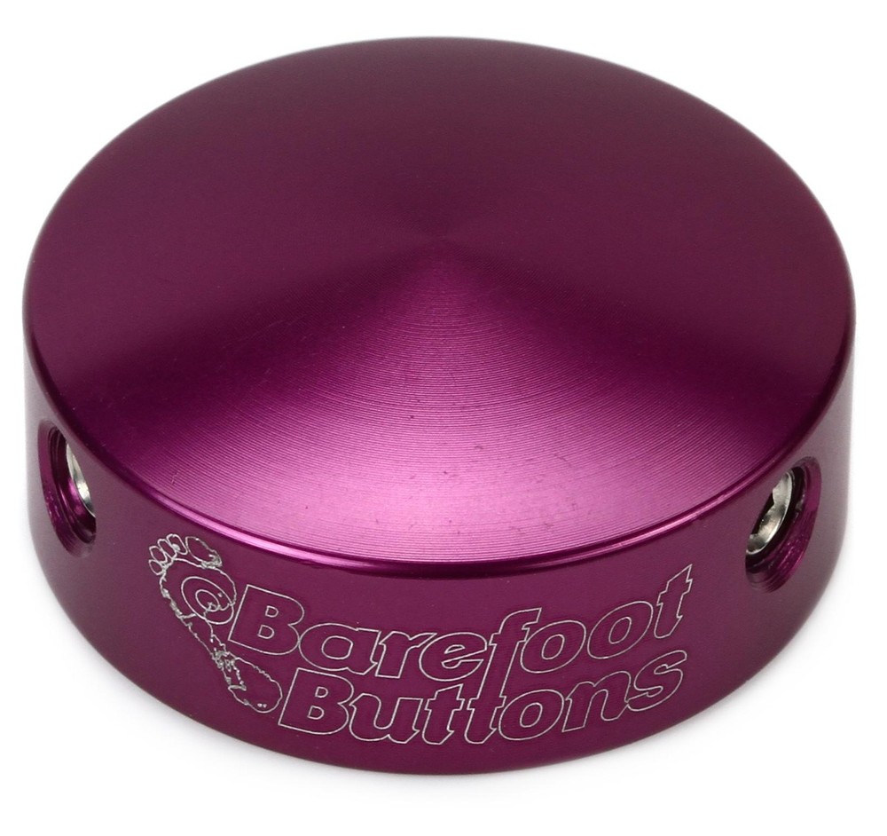 Barefoot Buttons V1 Standard Footswitch Cap - Purple (3-pack) Bundle