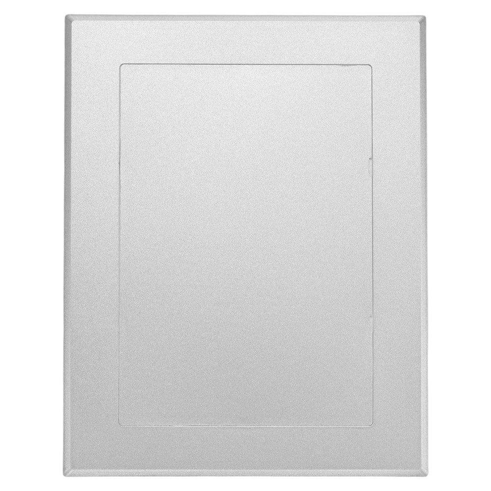 1-Pack Access Panel for Drywall, 7x5" Plastic [Silver Tone, Rectangle]