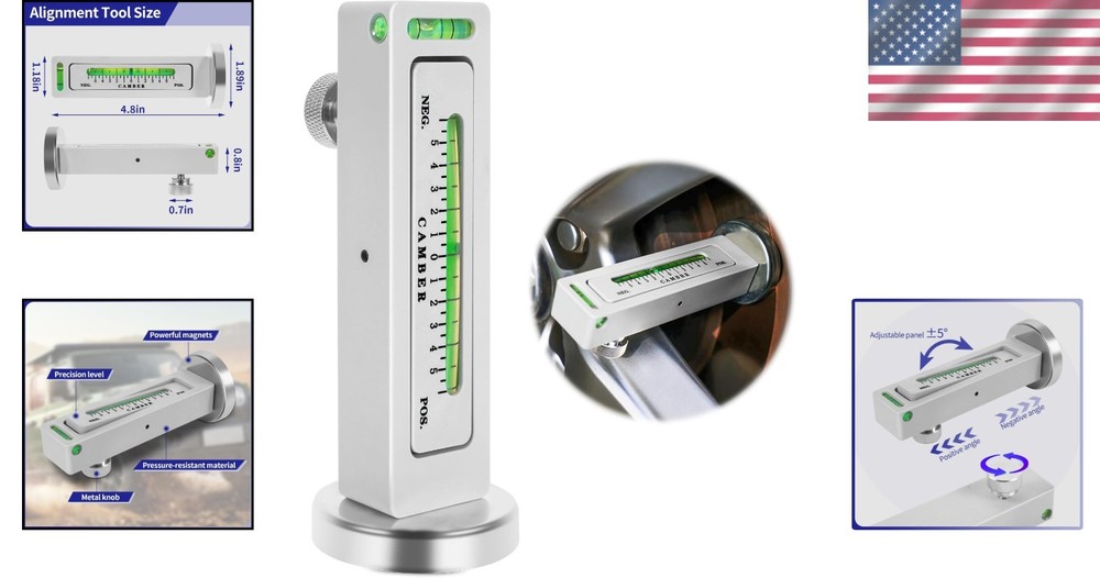 High-Quality Adjustable Camber Gauge - Efficient Vehicle Strut Alignment Tool