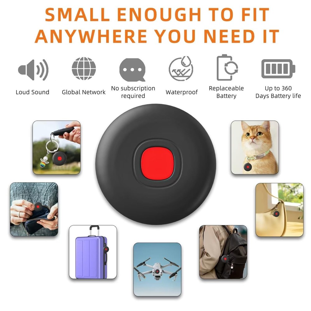 Bluetooth Smart Tags-4 Pack for Android, Smart Tags for Android, Google Certi...