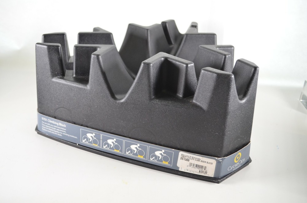 CycleOps Indoor Bike Trainer Stackable Climbing Blocks Riser Block 9701