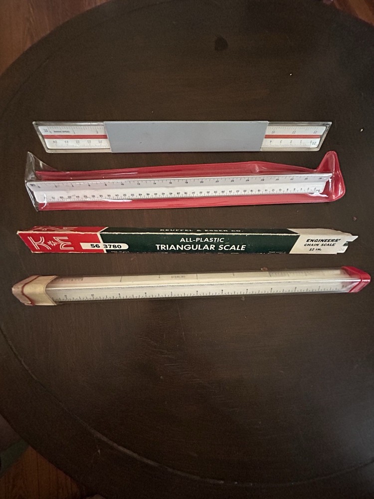 VINTAGE (DRAFTING/ ARCHITECT) TOOLS/ Various COMPONENTS/ SEE PHOTOS