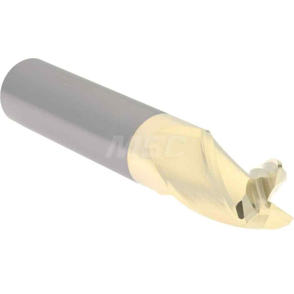 Accupro 3/4" Diam 3 Flute Single End Solid Carbide 0.06" Corner Radius End Mi...