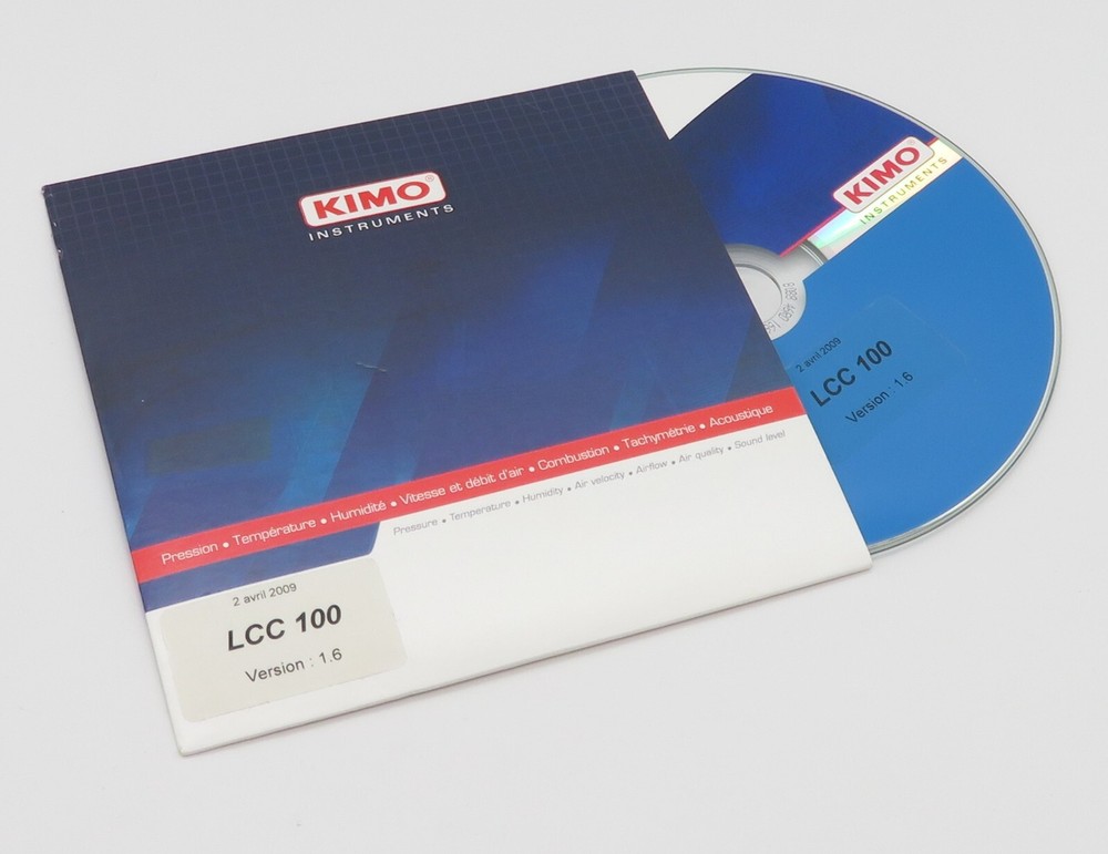 KIMO LCC-100 Parameter Software Cable RS232 Configuration Software Class 50+100