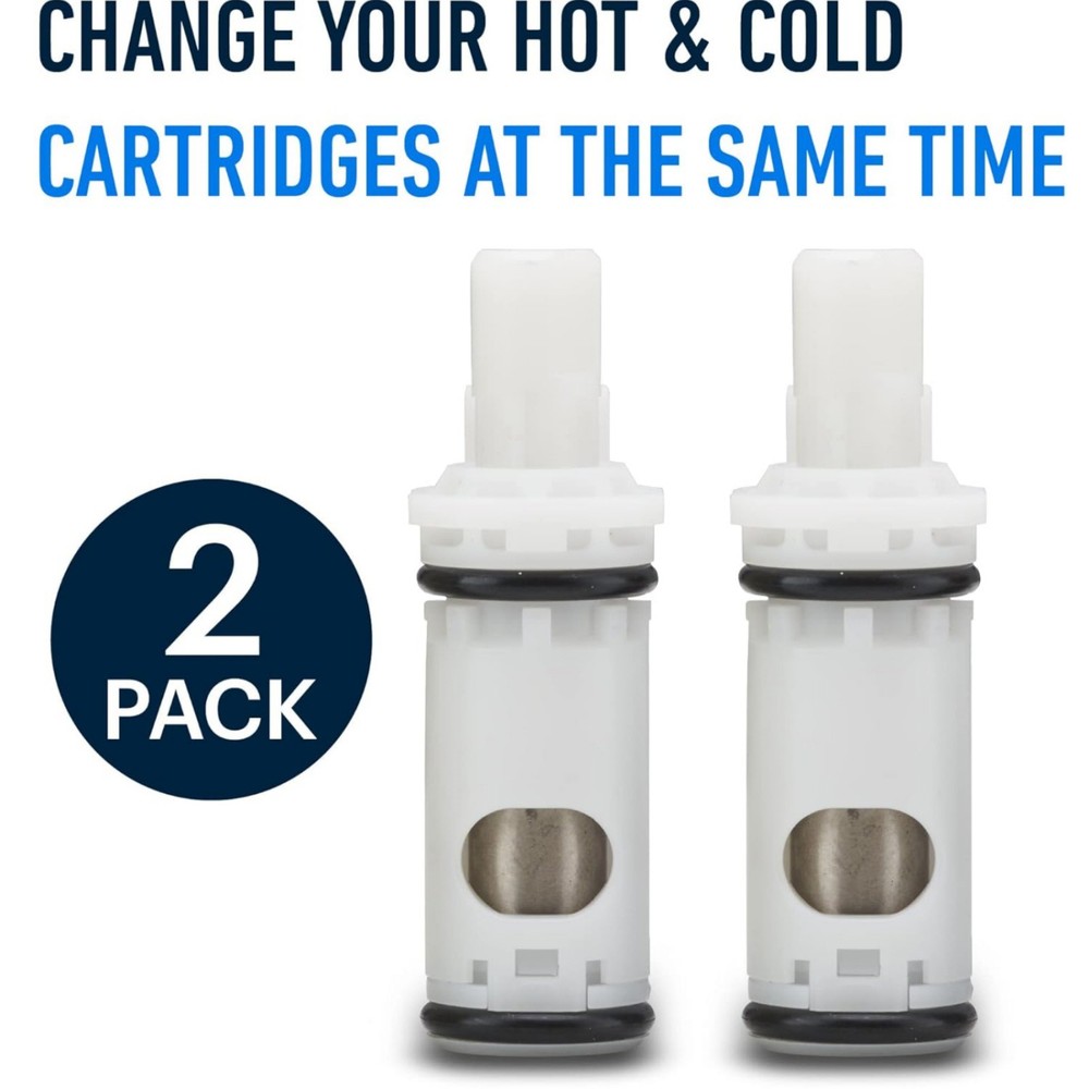 Portable 2 Pack Faucet Cartridge Replacement Compatible with 1224 Model