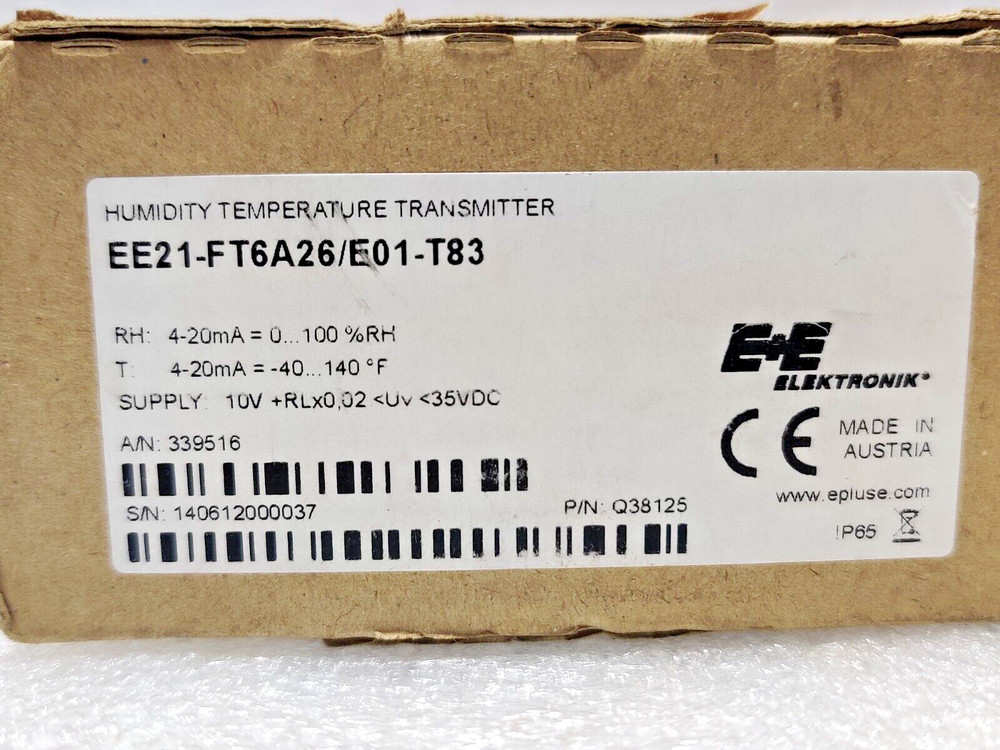 E+E Electronik EE21-FT6A26/E01-T83 Humidity Temperature Transmitter