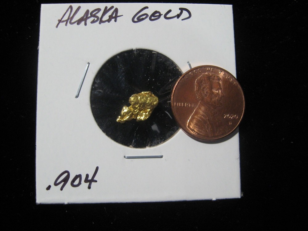 ALASKA GOLD NUGGET .904 GRAM