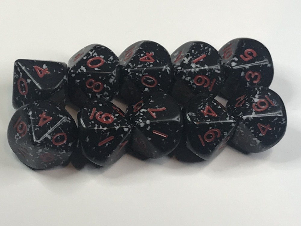 White Wolf Dice - Vampire The Dark Ages - Dice Set