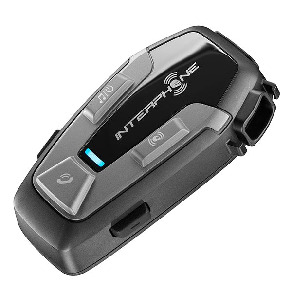 Interphone UCOM6R Motorcycle Helmet Phone GPS Bluetooth Intercom - Single Pack