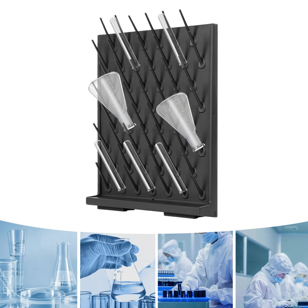 Bottle Drying Rack, Lab Removable Glassware Drying Rack, Lab PP Draining Rack