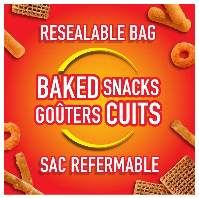 Crispers Bits & Bites BBQ Snack and Cracker Mix, 145g (3 Pack)