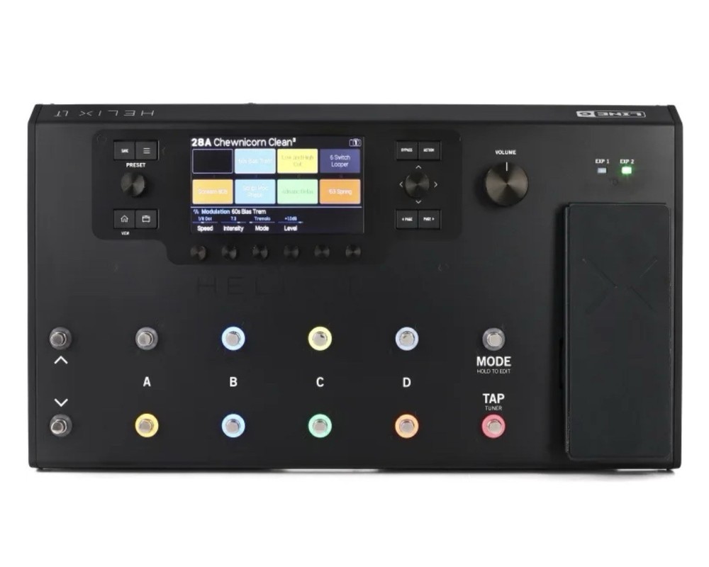 Line 6 Helix LT Guitar Multi-Effects Processor W/ Expression Pedal Excellent