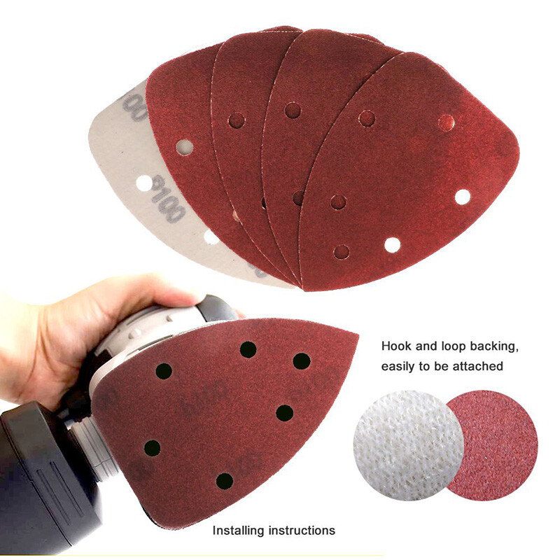 Mouse Sander Sanding Sheets Pad For Black & Decker Palm Sandpaper 40 - 1000 Grit