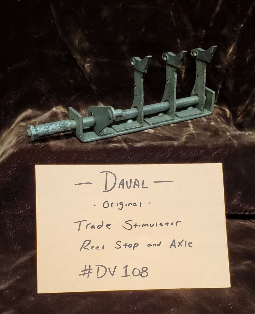 ORIGINAL DAVAL TRADE STIMULATOR REEL STOP & AXLE ORIGINAL #DV108