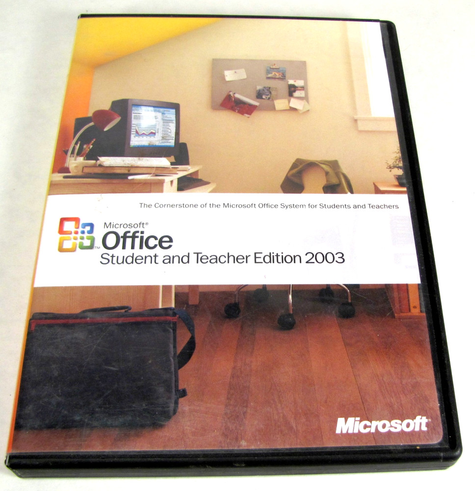 Microsoft Office 2003 Student and Teacher Version w/ Key