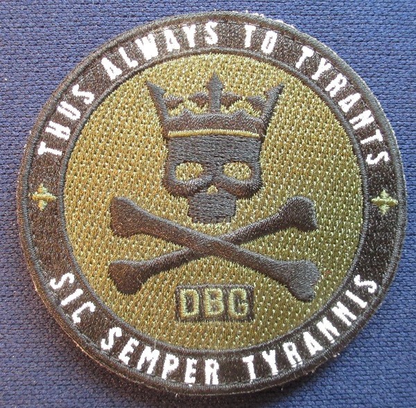 8 ASSORTED EDC MORALE PATCHES "DANGEROUS BUT GOOD" EMBROIDERED HOOK & LOOP