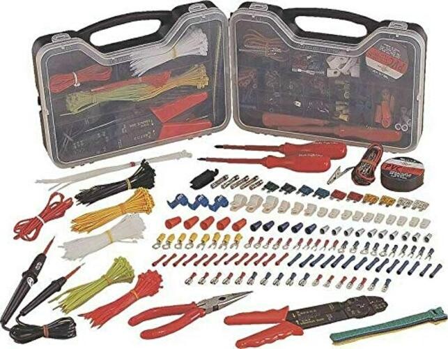399pc Piece Multi-Use Electrical Repair Kit Hand Sets W/Case