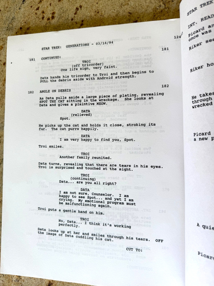 Star Trek Generations Movie Script Final Draft March 16.1994