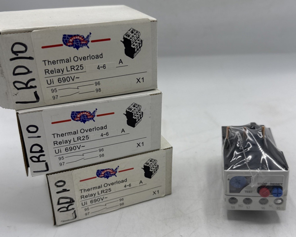 US BREAKER LR25-A06   4~6 AMP  (QUANTITY 3)