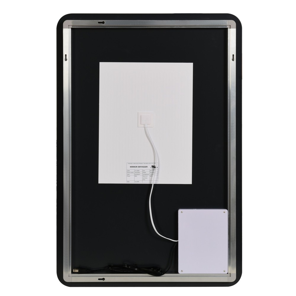 LED Anti-Fog Bathroom Mirror w/3 Color Temperatures, Memory Function & Backlight