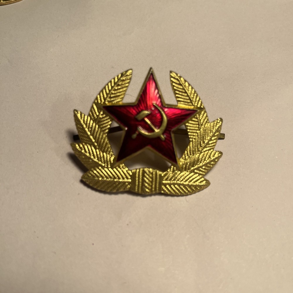 USSR/soviet Russian Red Army Sergeant Cap Badge